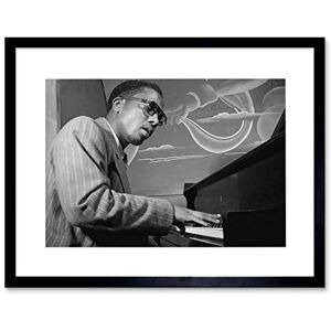 Wee Blue Coo VINTAGE PORTRAIT JAZZ LEGEND THELONIOUS MONK PIANO FRAMED ART PRINT B12X3772 Wee Blue Coo VINTAGE PORTRAIT JAZZ LEGEND THELONIOUS MONK PIANO FRAMED ART PRINT B12X3772