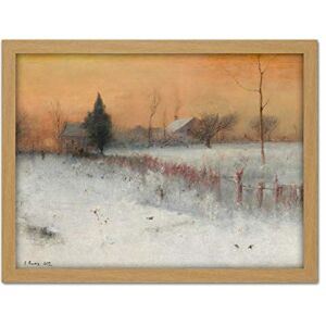Artery8 Inness Home At Montclair 1892 Painting Artwork Framed Wall Art Print 18X24 Inch Artery8 Inness Home At Montclair 1892 Painting Artwork Framed Wall Art Print 18X24 Inch