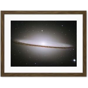Artery8 Hubble Space Telescope Image The Majestic Sombrero Galaxy M104 Messier 104 Bright White Core Globular Clusters Swirling Dust Lanes Earth Artwork Framed Wall Art Print 18X24 Inch Artery8 Hubble Space Telescope Image The Majestic Sombrero Galaxy M104 Messier 104 Bright White Core Globular Clusters Swirling Dust Lanes Earth Artwork Framed Wall Art Print 18X24 Inch