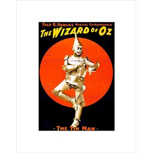 Wee Blue Coo VINTAGE ADVERT WIZARD OF OZ TIN MAN NEW BLACK FRAMED ART PRINT PICTURE B12X11602 Wee Blue Coo VINTAGE ADVERT WIZARD OF OZ TIN MAN NEW BLACK FRAMED ART PRINT PICTURE B12X11602