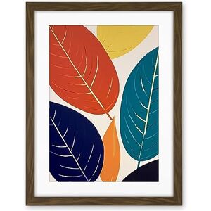 Artery8 Henri Matisse Style Leaves Linocut Painting Blue Yellow Orange Botanical Boho Leaf Artwork Framed Wall Art Print 18X24 Inch Artery8 Henri Matisse Style Leaves Linocut Painting Blue Yellow Orange Botanical Boho Leaf Artwork Framed Wall Art Print 18X24 Inch