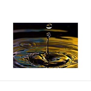 Wee Blue Coo Water Drops Reflections Macro Close Up Picture Wall Art Print Wee Blue Coo Water Drops Reflections Macro Close Up Picture Wall Art Print