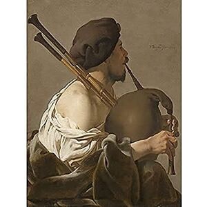 Fine Art Prints Brugghen Bagpipe Player Chanter Painting Art Print Canvas Premium Wall Decor Poster Mural Fine Art Prints Brugghen Bagpipe Player Chanter Painting Art Print Canvas Premium Wall Decor Poster Mural