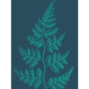Wee Blue Coo Navy And Teal Fern Leaf Large Wall Art Print Canvas Premium Poster Wee Blue Coo Navy And Teal Fern Leaf Large Wall Art Print Canvas Premium Poster