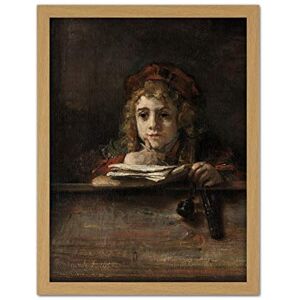 Fine Art Prints Rembrandt Titus At His Desk Large Framed Art Print Poster Wall Decor 18x24 Fine Art Prints Rembrandt Titus At His Desk Large Framed Art Print Poster Wall Decor 18x24