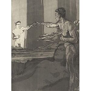 Artery8 Klinger Philosopher On Death II Etching Unframed Wall Art Print Poster Home Decor Premium Artery8 Klinger Philosopher On Death II Etching Unframed Wall Art Print Poster Home Decor Premium