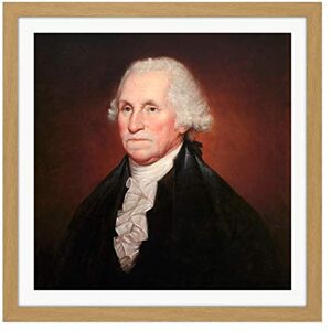 Fine Art Prints Rembrandt Peale George Washington Square Wooden Framed Wall Art Print Picture 16X16 Inch Fine Art Prints Rembrandt Peale George Washington Square Wooden Framed Wall Art Print Picture 16X16 Inch
