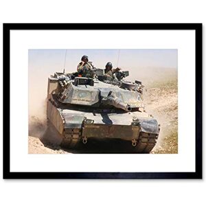 Wee Blue Coo Photo Military Tank Crew Tracks Exercise USA Framed Wall Art Print Wee Blue Coo Photo Military Tank Crew Tracks Exercise USA Framed Wall Art Print