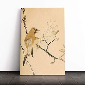 Big Box Art - Bird Japanese Oriental - Multicolor 20x14 Inch - Box Frame - Canvas Print Big Box Art - Bird Japanese Oriental - Multicolor 20x14 Inch - Box Frame - Canvas Print