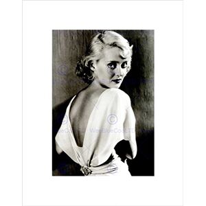 Wee Blue Coo VINTAGE PORTRAIT BETTE DAVIS HOLLYWOOD ACTRESS FRAMED ART PRINT MOUNT B12X10403 Wee Blue Coo VINTAGE PORTRAIT BETTE DAVIS HOLLYWOOD ACTRESS FRAMED ART PRINT MOUNT B12X10403