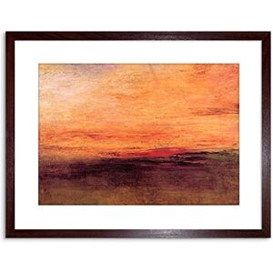Wee Blue Coo PAINTING TURNER SUNSET OLD MASTER FRAMED PICTURE ART PRINT F97X9598 Wee Blue Coo PAINTING TURNER SUNSET OLD MASTER FRAMED PICTURE ART PRINT F97X9598
