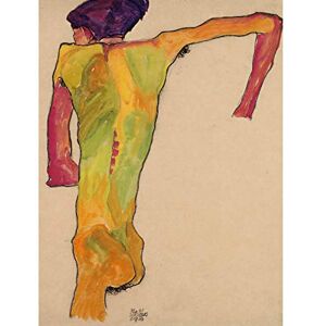 Fine Art Prints Egon Schiele Male Nude Propping Himself Up Unframed Wall Art Print Poster Home Decor Premium Fine Art Prints Egon Schiele Male Nude Propping Himself Up Unframed Wall Art Print Poster Home Decor Premium