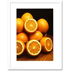 Wee Blue Coo PHOTO ORANGE FRUIT JUICE FOOD BLACK FRAMED ART PRINT B12X4703 Wee Blue Coo PHOTO ORANGE FRUIT JUICE FOOD BLACK FRAMED ART PRINT B12X4703