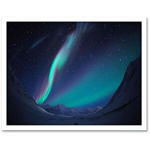 Wee Blue Coo Photography Landscape Winter Aurora Borealis Northern Lights Art Print Framed Poster Wall Decor 12X16 Inch Wee Blue Coo Photography Landscape Winter Aurora Borealis Northern Lights Art Print Framed Poster Wall Decor 12X16 Inch