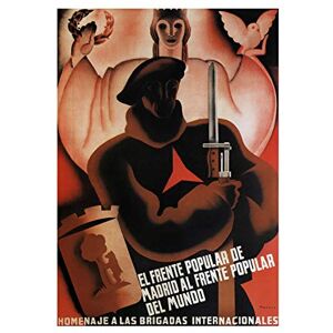 Wee Blue Coo War International Brigade Popular Front Spanish Civil Wall Art Print Wee Blue Coo War International Brigade Popular Front Spanish Civil Wall Art Print