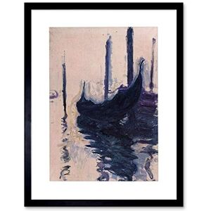 Wee Blue Coo Monet Gondola Venice Old Master Painting Framed Art Print Picture F12X231 Wee Blue Coo Monet Gondola Venice Old Master Painting Framed Art Print Picture F12X231
