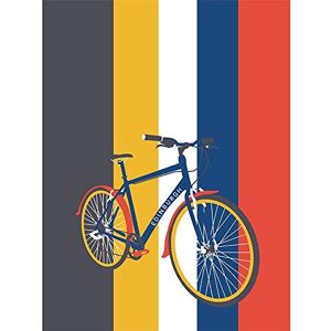 Wee Blue Coo Edinburgh Transport Bicycle Art Print Poster Wall Decor 12X16 Inch Wee Blue Coo Edinburgh Transport Bicycle Art Print Poster Wall Decor 12X16 Inch