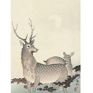 Artery8 Ohara Koson Two Deer Japanese Painting Unframed Wall Art Print Poster Home Decor Premium Artery8 Ohara Koson Two Deer Japanese Painting Unframed Wall Art Print Poster Home Decor Premium