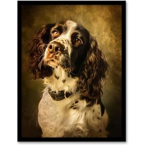 Artery8 English Springer Spaniel Dog Lover Painting Living Room Artwork Framed Wall Art Print A4 Artery8 English Springer Spaniel Dog Lover Painting Living Room Artwork Framed Wall Art Print A4