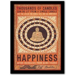 Pyramid "Thousands Of Candles Framed Print Memorabilia, Multi-Colour, 30 x 40 cm Pyramid "Thousands Of Candles Framed Print Memorabilia, Multi-Colour, 30 x 40 cm
