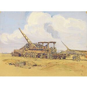 Fine Art Prints Cheffer French Artillery Guns WWI War Painting Large Print Poster Wall Art Decor Picture Fine Art Prints Cheffer French Artillery Guns WWI War Painting Large Print Poster Wall Art Decor Picture