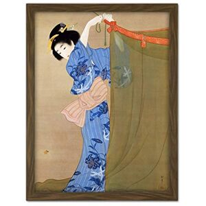 Artery8 Shoen Uemura Firefly Japanese Woman Painting Artwork Framed Wall Art Print 18X24 Inch Artery8 Shoen Uemura Firefly Japanese Woman Painting Artwork Framed Wall Art Print 18X24 Inch
