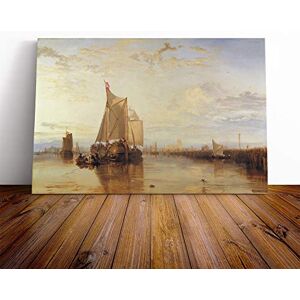 Big Box Art Canvas Print Wall Art Joseph Mallord William Turner The Dort Packet Boat Mounted & Stretched Box Frame Picture Home Decor for Kitchen, Living Room, Bedroom, Multi-Colour, 20x14 Inch Big Box Art Canvas Print Wall Art Joseph Mallord William Turner The Dort Packet Boat Mounted & Stretched Box Frame Picture Home Decor for Kitchen, Living Room, Bedroom, Multi-Colour, 20x14 Inch