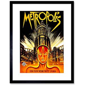 Wee Blue Coo Vintage Film Movie Metropolis 1927 Sci Fi Future Art F 86 Framed Wall Art Print Wee Blue Coo Vintage Film Movie Metropolis 1927 Sci Fi Future Art F 86 Framed Wall Art Print