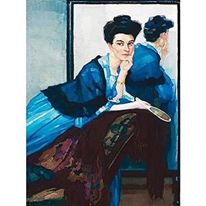 Fine Art Prints Putz Woman In Blue Dress Painting Art Print Canvas Premium Wall Decor Poster Mural Fine Art Prints Putz Woman In Blue Dress Painting Art Print Canvas Premium Wall Decor Poster Mural