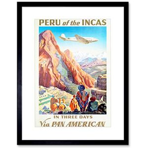Wee Blue Coo Tranport Airline Peru Inca Andes Llama Machu Picchu Art Framed Wall Art Print Wee Blue Coo Tranport Airline Peru Inca Andes Llama Machu Picchu Art Framed Wall Art Print