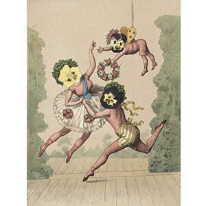 Fine Art Prints Anonymous Flower Face Dancers Weird Drawing Art Print Canvas Premium Wall Decor Poster Mural Fine Art Prints Anonymous Flower Face Dancers Weird Drawing Art Print Canvas Premium Wall Decor Poster Mural