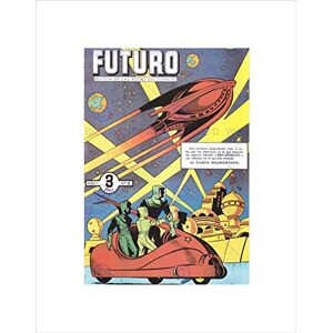 Wee Blue Coo Comic Cover Futuro Sci Fi Future Space Picture Wall Art Print Wee Blue Coo Comic Cover Futuro Sci Fi Future Space Picture Wall Art Print
