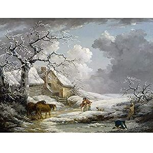 Fine Art Prints Morland Winter Landscape Snow Horses Painting Unframed Wall Art Print Poster Home Decor Premium Fine Art Prints Morland Winter Landscape Snow Horses Painting Unframed Wall Art Print Poster Home Decor Premium