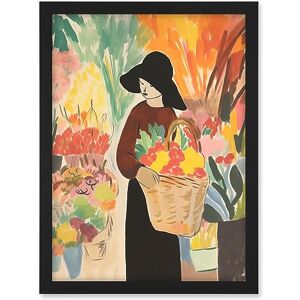 Artery8 At the Flower Market Danish Pastel Aesthetic Watercolour Painting Floral Bouquet Artwork Framed A3 Wall Art Print Artery8 At the Flower Market Danish Pastel Aesthetic Watercolour Painting Floral Bouquet Artwork Framed A3 Wall Art Print