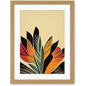 Wee Blue Coo Abstract Retro Art Nouveau Flowers In Bloom Black Gold Artwork Framed Wall Art Print 18X24 Inch Wee Blue Coo Abstract Retro Art Nouveau Flowers In Bloom Black Gold Artwork Framed Wall Art Print 18X24 Inch