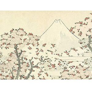 Artery8 Hokusai Fuji And Cherry Blossom Japanese Painting Art Print Canvas Premium Wall Decor Poster Mural Artery8 Hokusai Fuji And Cherry Blossom Japanese Painting Art Print Canvas Premium Wall Decor Poster Mural