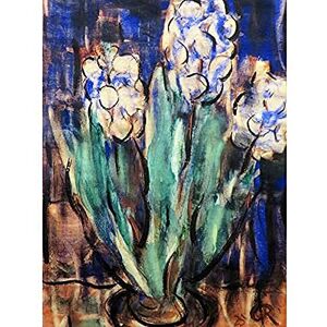 Fine Art Prints Rohlfs Hyacinth Flower Expressionist Painting Art Print Canvas Premium Wall Decor Poster Mural Fine Art Prints Rohlfs Hyacinth Flower Expressionist Painting Art Print Canvas Premium Wall Decor Poster Mural