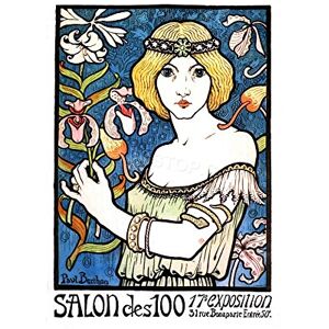 Wee Blue Coo Vintage Ad Exhibition Nouveau Paris France Wall Art Print Wee Blue Coo Vintage Ad Exhibition Nouveau Paris France Wall Art Print