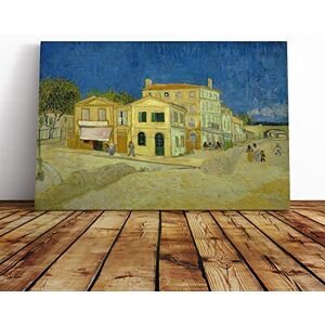 Big Box Art Canvas Print Wall Art Vincent Van Gogh The Yellow House Mounted & Stretched Box Frame Picture Home Decor for Kitchen, Living Room, Bedroom, Hallway, Multi-Colour, 20x14 Inch Big Box Art Canvas Print Wall Art Vincent Van Gogh The Yellow House Mounted & Stretched Box Frame Picture Home Decor for Kitchen, Living Room, Bedroom, Hallway, Multi-Colour, 20x14 Inch
