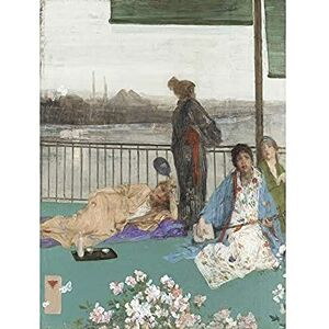 Fine Art Prints James Mcneill Whistler Variationen in Fleischfarbe Der Balkon Kunstdruck Leinwand Premium Wanddekoration Poster Wandbild Fine Art Prints James Mcneill Whistler Variationen in Fleischfarbe Der Balkon Kunstdruck Leinwand Premium Wanddekoration Poster Wandbild