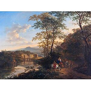 Artery8 Jan Both Italian Landscape Ponte Molle Painting Unframed Wall Art Print Poster Home Decor Premium Artery8 Jan Both Italian Landscape Ponte Molle Painting Unframed Wall Art Print Poster Home Decor Premium