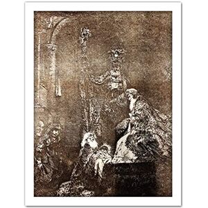 Fine Art Prints Rembrandt The Presentation In The Temple In The Dark Manner Large Framed Art Print Poster Wall Decor 18x24 Fine Art Prints Rembrandt The Presentation In The Temple In The Dark Manner Large Framed Art Print Poster Wall Decor 18x24