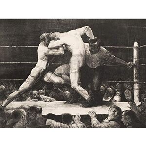 Artery8 George Bellows A Stag At Sharkeys 1917 Large Wall Art Poster Print Thick Paper 18X24 Inch Artery8 George Bellows A Stag At Sharkeys 1917 Large Wall Art Poster Print Thick Paper 18X24 Inch