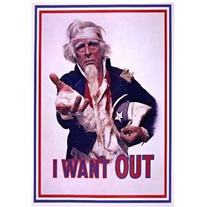 Wee Blue Coo Ad Political Satire Uncle Sam Vietnam War Protest Icon Wall Art Print Wee Blue Coo Ad Political Satire Uncle Sam Vietnam War Protest Icon Wall Art Print