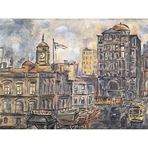 Fine Art Prints Garcia City Hall New York Flag Painting Unframed Wall Art Print Poster Home Decor Premium Fine Art Prints Garcia City Hall New York Flag Painting Unframed Wall Art Print Poster Home Decor Premium