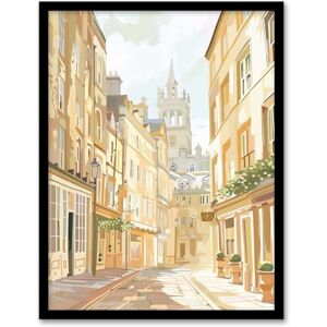 Artery8 Bath England Sunny Day Street View Cityscape Living Room Artwork Framed Wall Art Print 18X24 Inch Artery8 Bath England Sunny Day Street View Cityscape Living Room Artwork Framed Wall Art Print 18X24 Inch