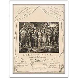Artery8 Blake Job And His Wife Restored To Prosperity 1825 Painting Artwork Framed Wall Art Print 18X24 Inch Artery8 Blake Job And His Wife Restored To Prosperity 1825 Painting Artwork Framed Wall Art Print 18X24 Inch