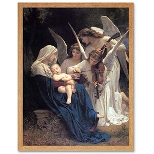 Wee Blue Coo William Adolphe Bouguereau Song Of Angels Old Master Painting Art Print Framed Poster Wall Decor 12X16 Inch Wee Blue Coo William Adolphe Bouguereau Song Of Angels Old Master Painting Art Print Framed Poster Wall Decor 12X16 Inch