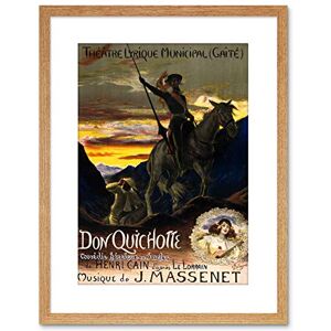 Wee Blue Coo THEATRE AD STAGE PLAY DON QUIXOTE SANCHO PANZA FRAMED PRINT F97X2457 Wee Blue Coo THEATRE AD STAGE PLAY DON QUIXOTE SANCHO PANZA FRAMED PRINT F97X2457