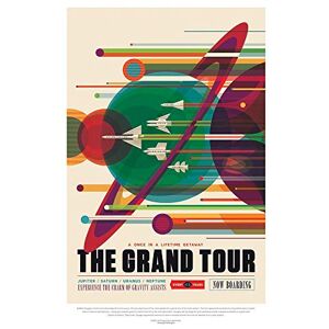 Wee Blue Coo Nasa Space Exploration Travel Advert Grand Tour Art Print Poster Wall Decor 12X16 Inch Wee Blue Coo Nasa Space Exploration Travel Advert Grand Tour Art Print Poster Wall Decor 12X16 Inch
